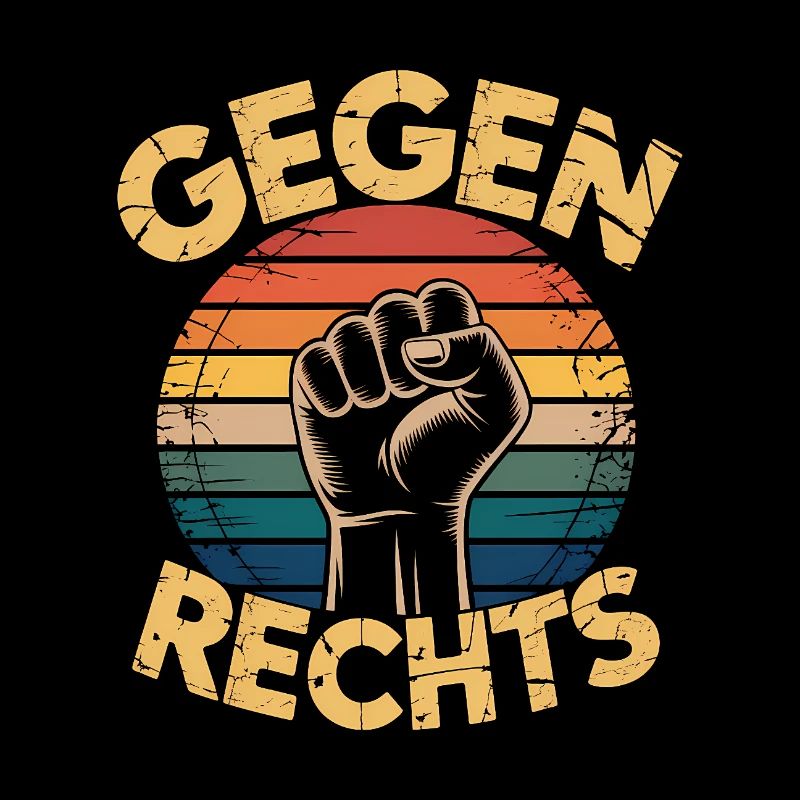 Against the Right - Funny Antifa Slogan