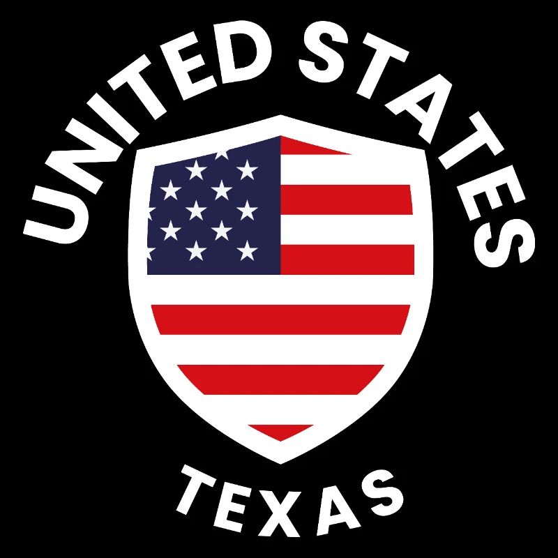 Geschütztes USA-Texas-Emblem