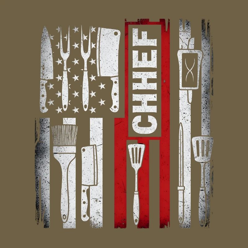  Chef American Flag