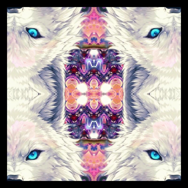 Polarwölfe Kaleidoskop