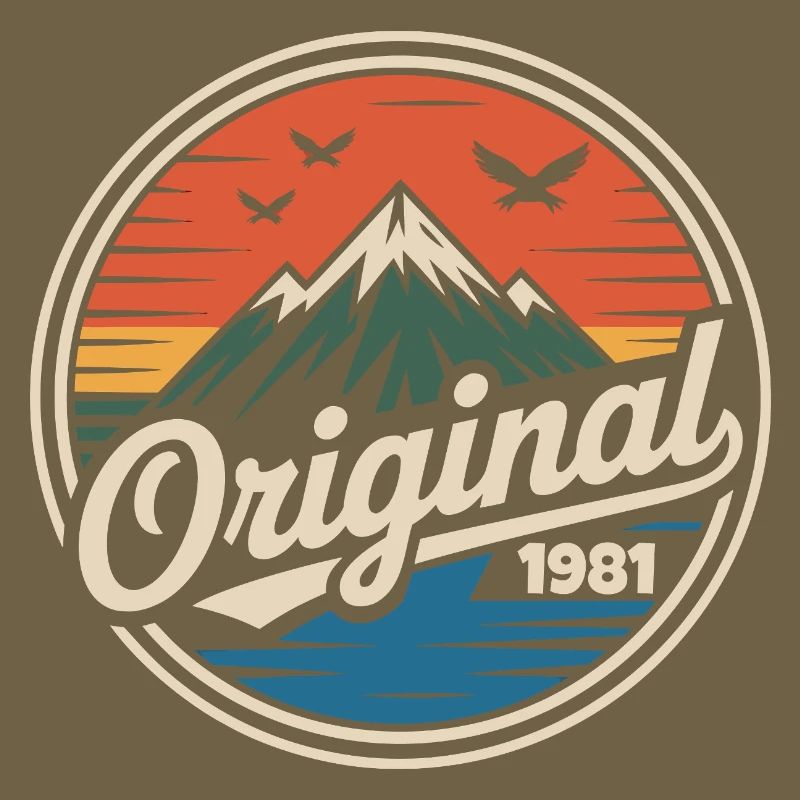 Originaler Retro-Geburtstag von 1981