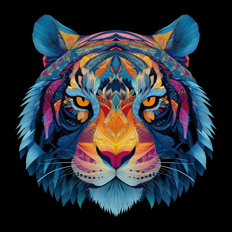 Tiger Kopf