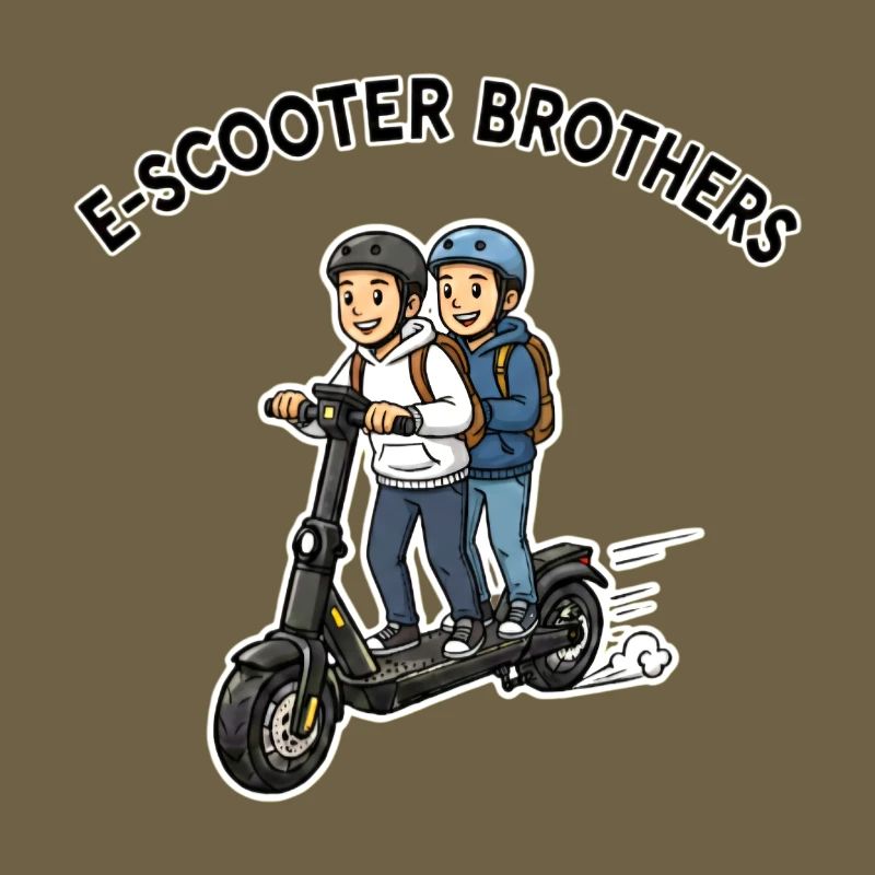 Duo des frères E-Scooter