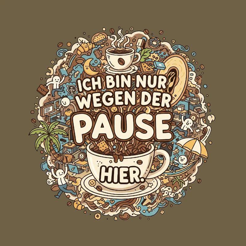Ich bin nur wegen der Pause hier – Kaffee