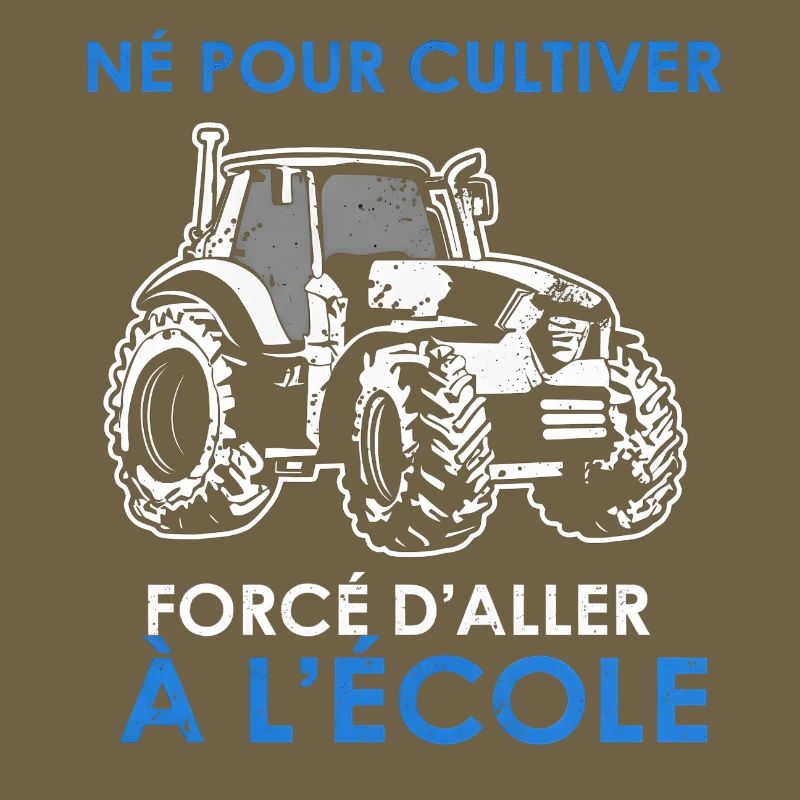 Né pour cultiver — forcé d’aller à l’école