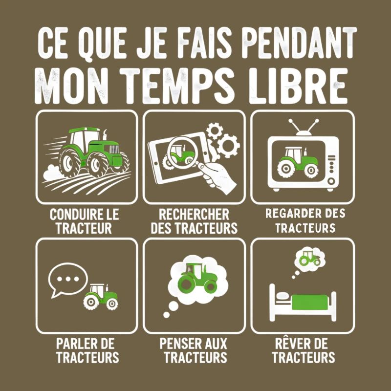 Temps libre et tracteurs: activités