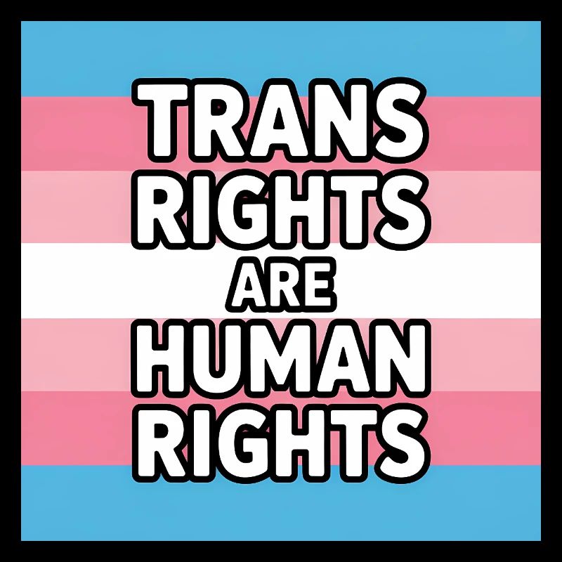 Trans-Rechte sind Menschenrechte – Pride Tee