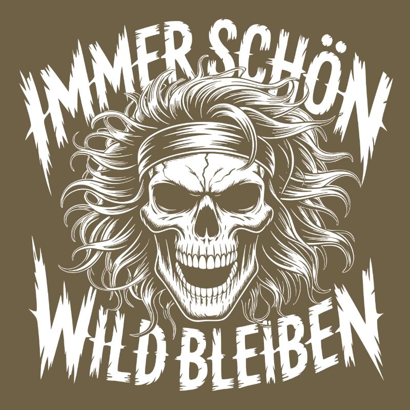 Always Stay Wild Skull