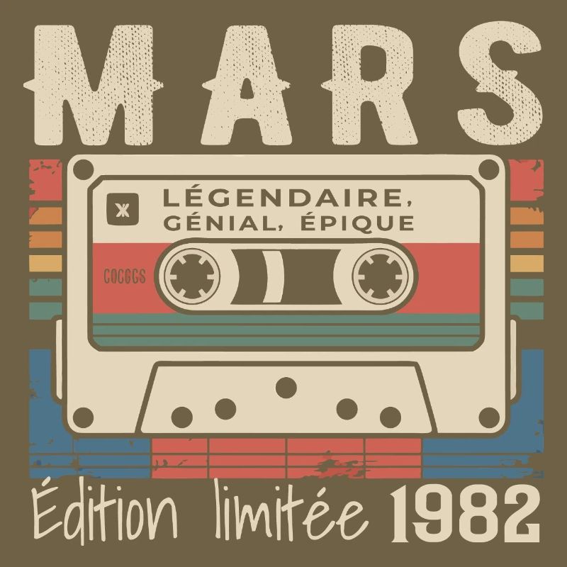 Anniversaire 1982 Mars 1982 né en Mars 1982