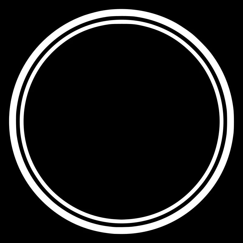 Circle Frame Outline Logo