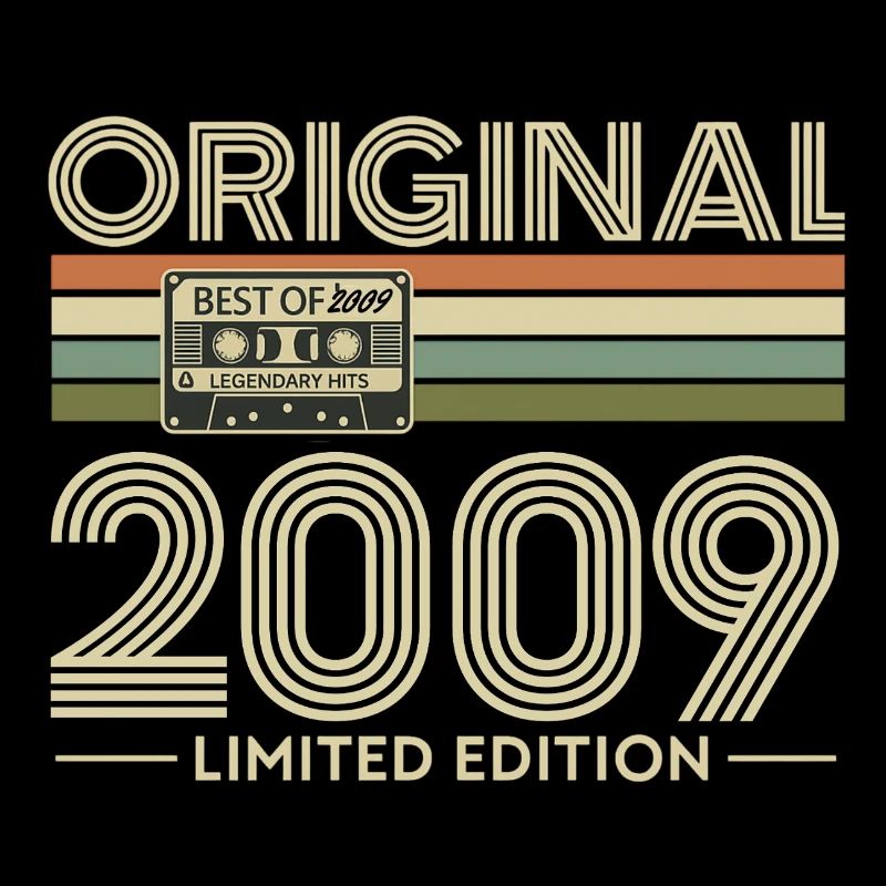 Originale Retro-Kassette von 2009