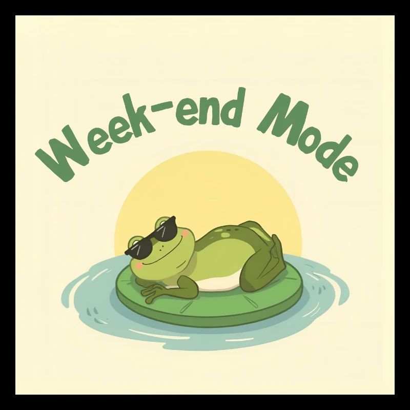 Week-end Mode Grenouille Chill