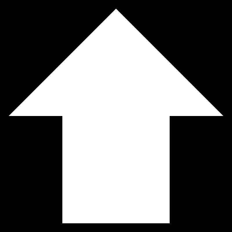 Pfeil-oben-Schild