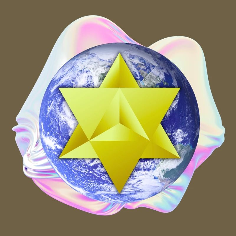 Surreal Merkaba Earth