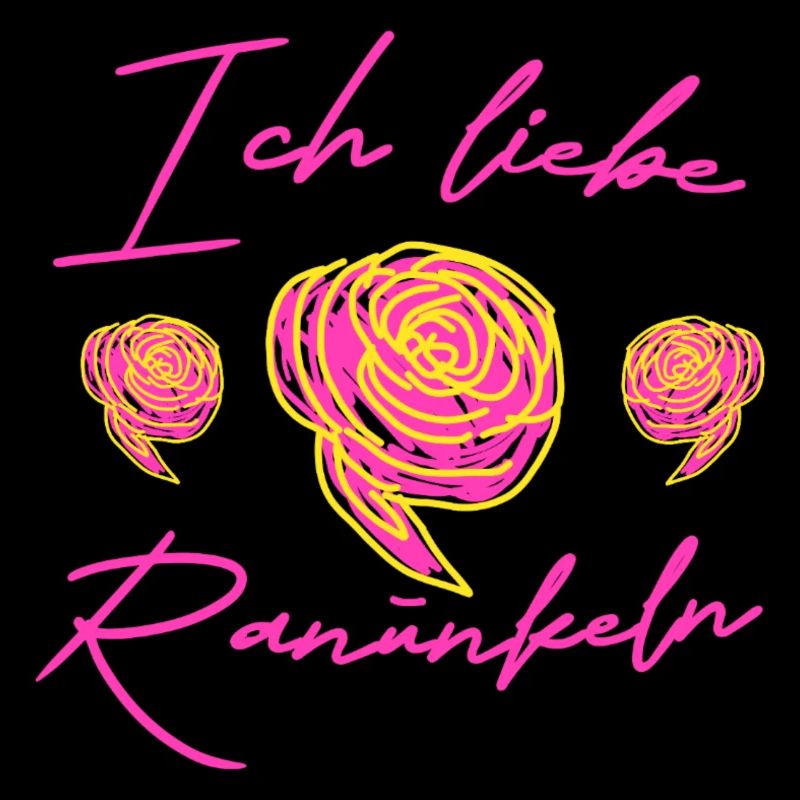 Ich liebe Ranunkeln 