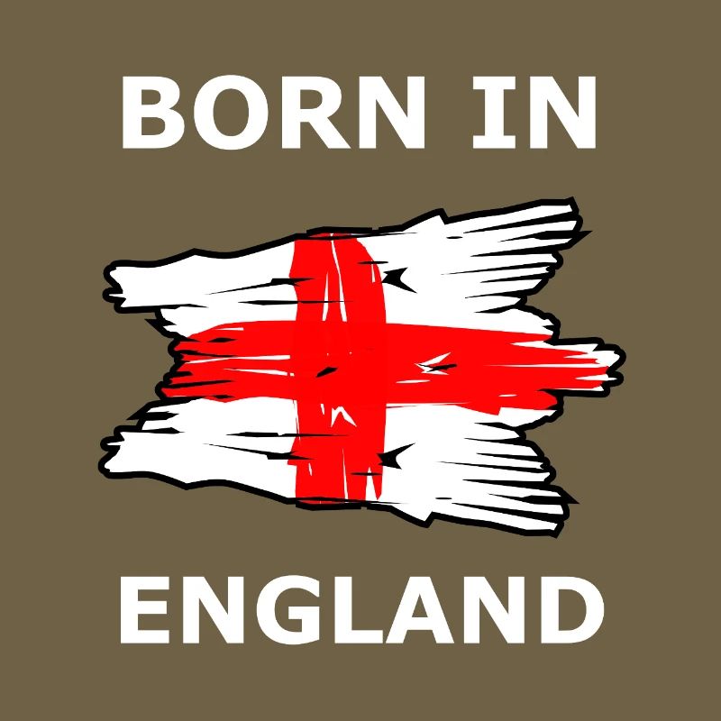 Né en Angleterre Art du drapeau