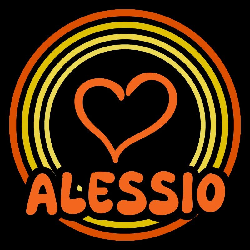 Heart in the Rainbow Circle Alessio