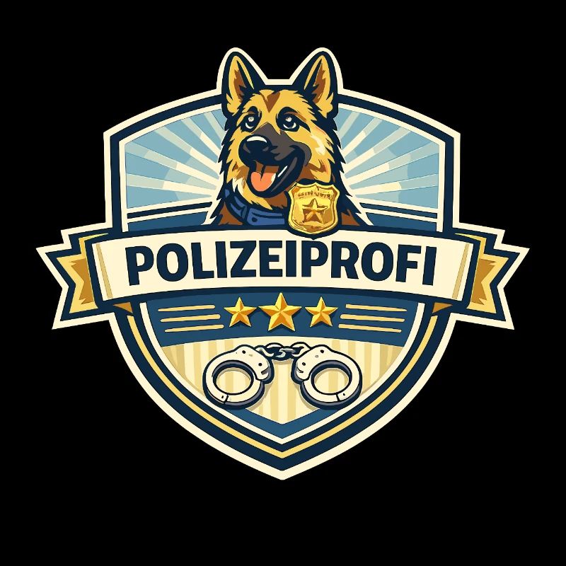Polizeiprofi Diensthund Badge
