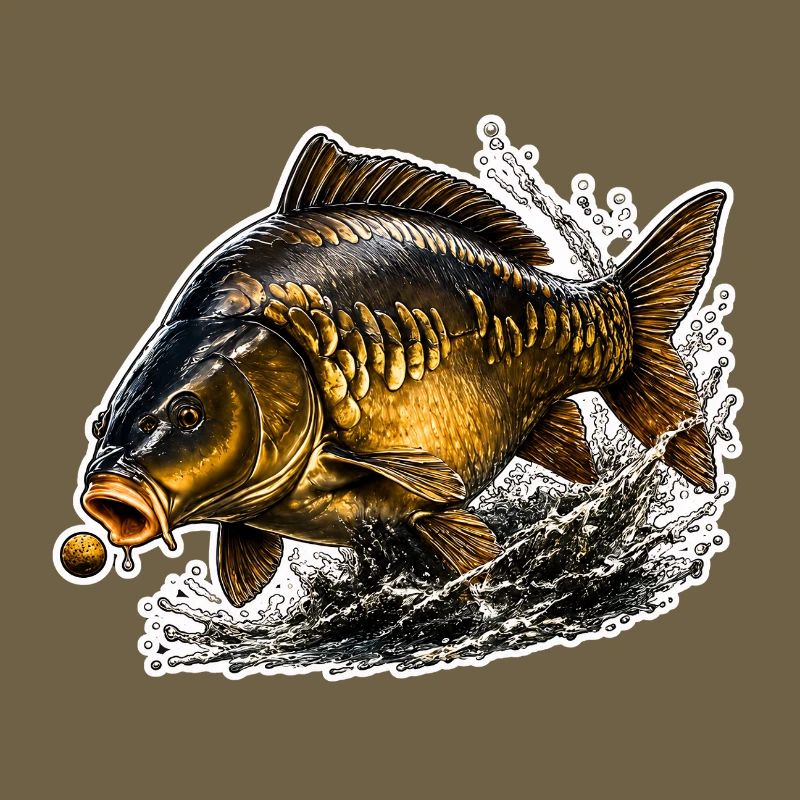 Conception de la pêche à la carpe miroir