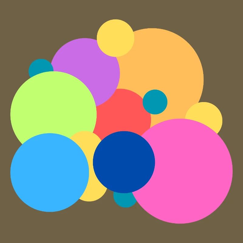 Points de couleur ludiques