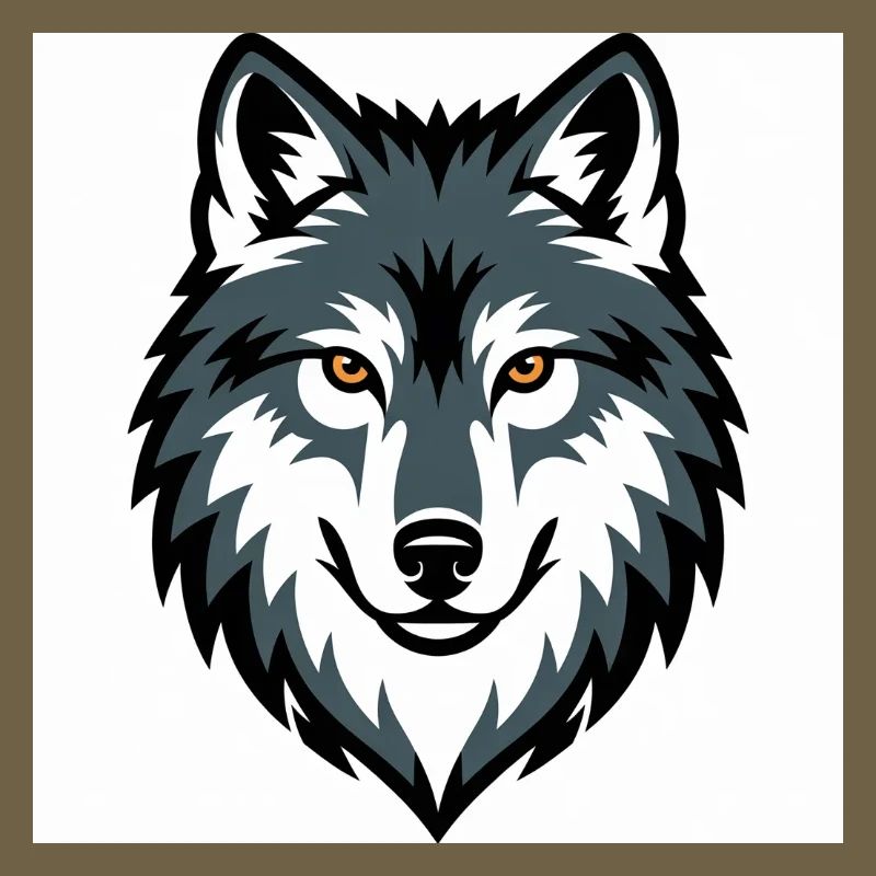 Wolf Graphic Emblem