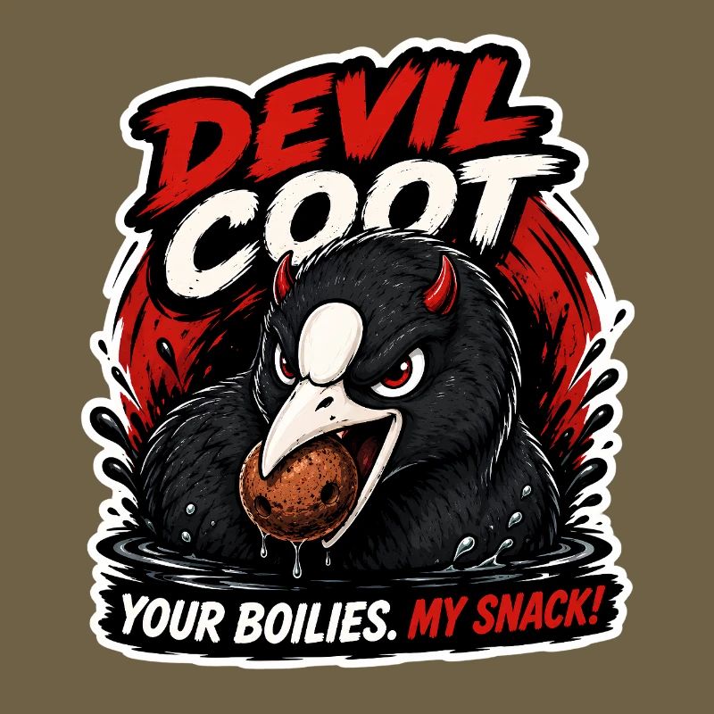 Conception drôle de pêche à la carpe Devil Coud