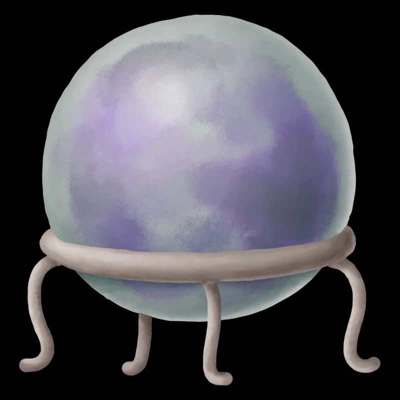 Wahrsager Kugel Mystisches Design
