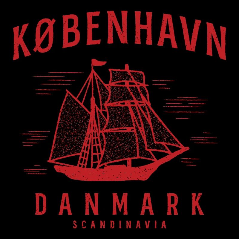 Style du voilier de Copenhague Scandinavia