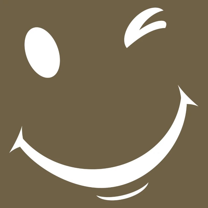 White wink expression