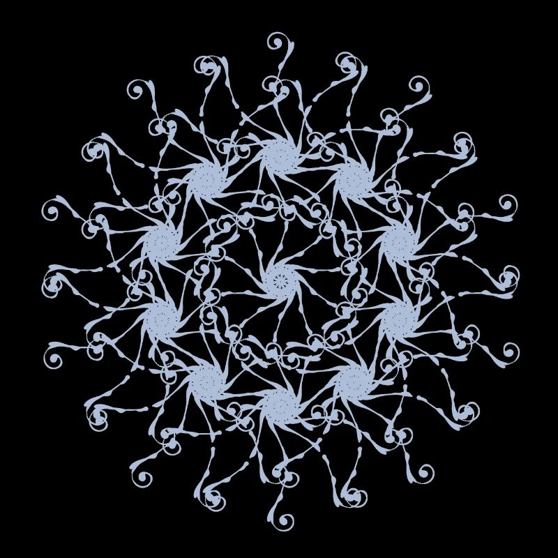 Mandala | Modèles aléatoires tournés