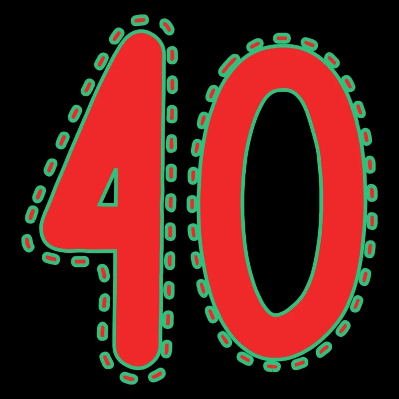 40. 40 YEARS. 40th ANNIVERSARY. 40 YEARS ANNIVERSARY.