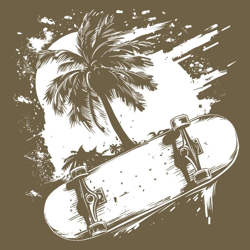 Skateboarding Drawing