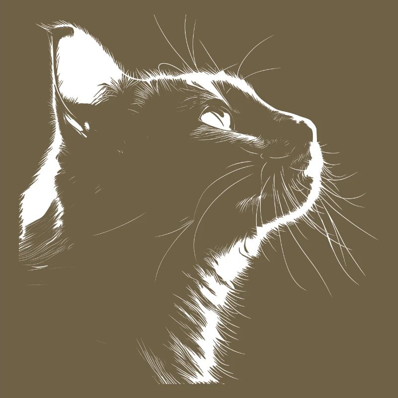 Silhouette Katze