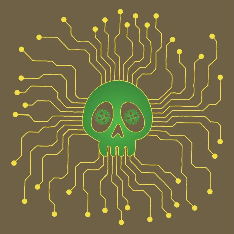 Microprocessor skull