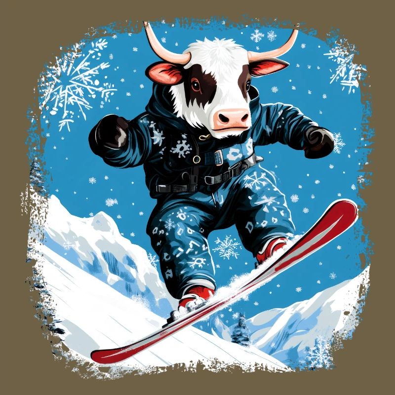 Vaches snowboard