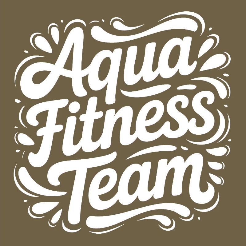 Lettrage d’équipe d’aquaforme