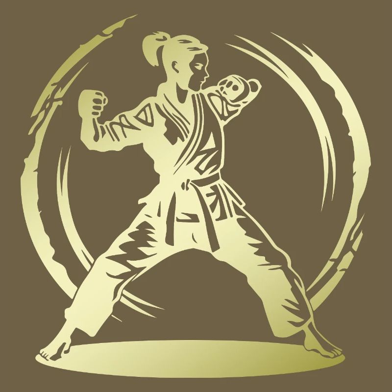 Karate Silhouette Fighter