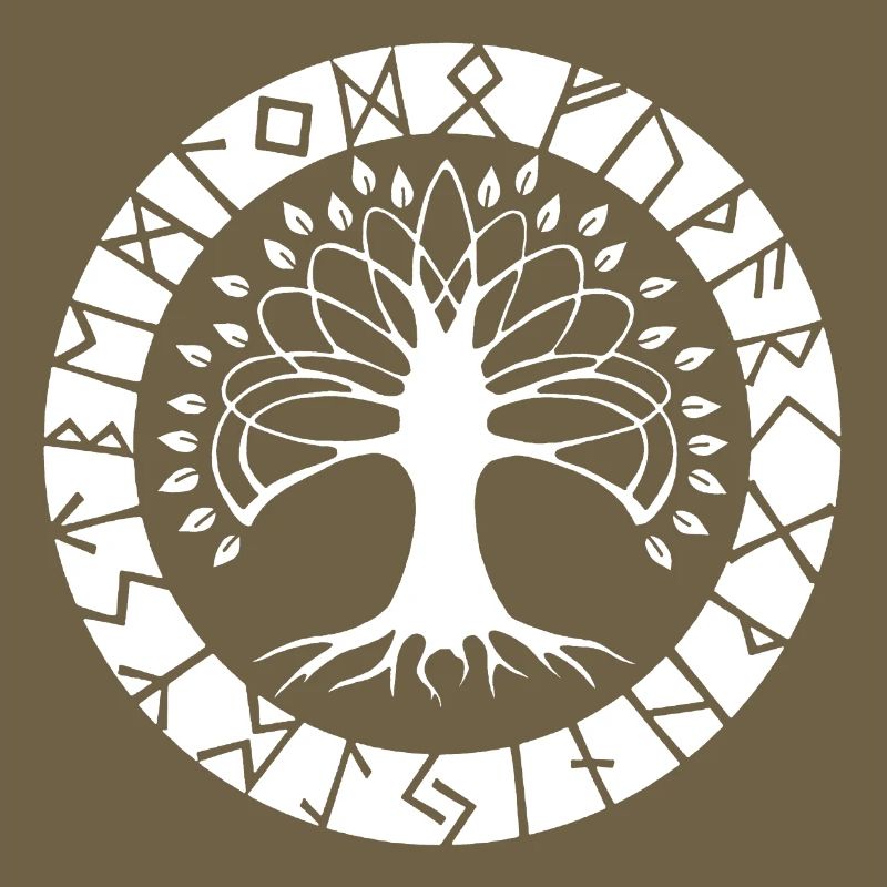 White Runic Tree