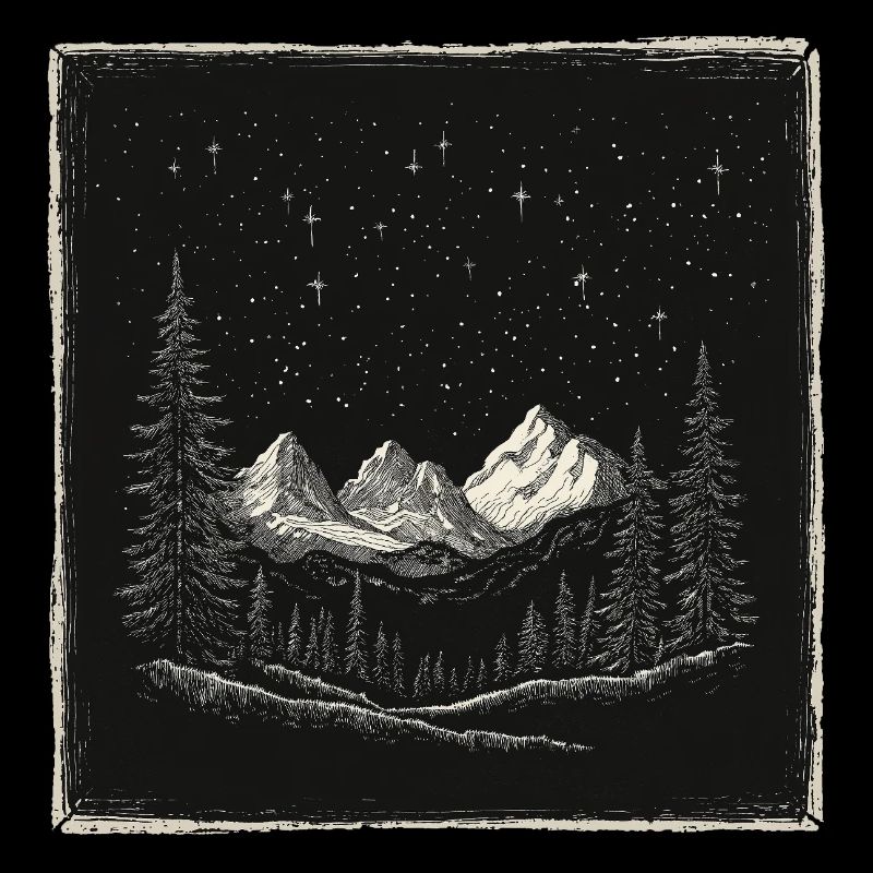 Wald Berge Vintage