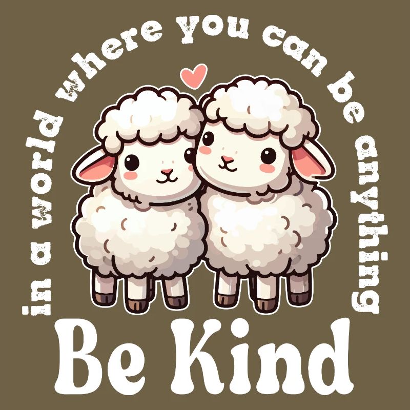 Deux brebis mignonnes Be Kind