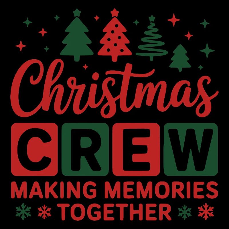Équipe de Noël - Conception de Noël pour la famille