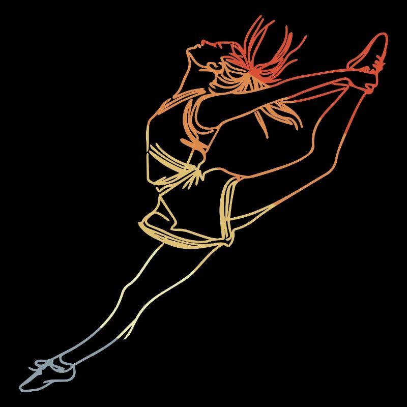 Vintage Cheerleading Mädchen