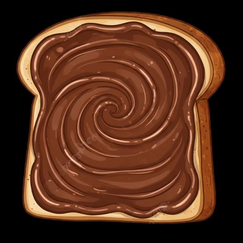 Nussnougat Brot