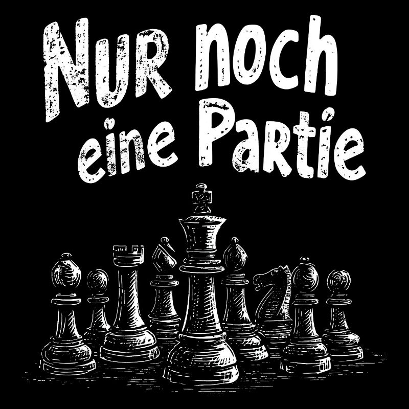 Lustiger Schach Spruch Shirt Nur Noch Eine Partie