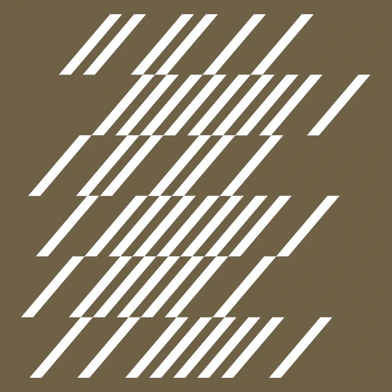 Diagonal Stripe Geom Pattern