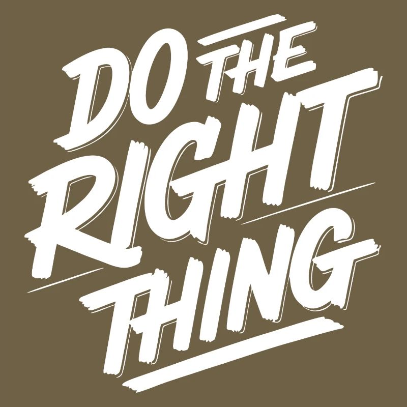 Do the right thing 1 (dark)