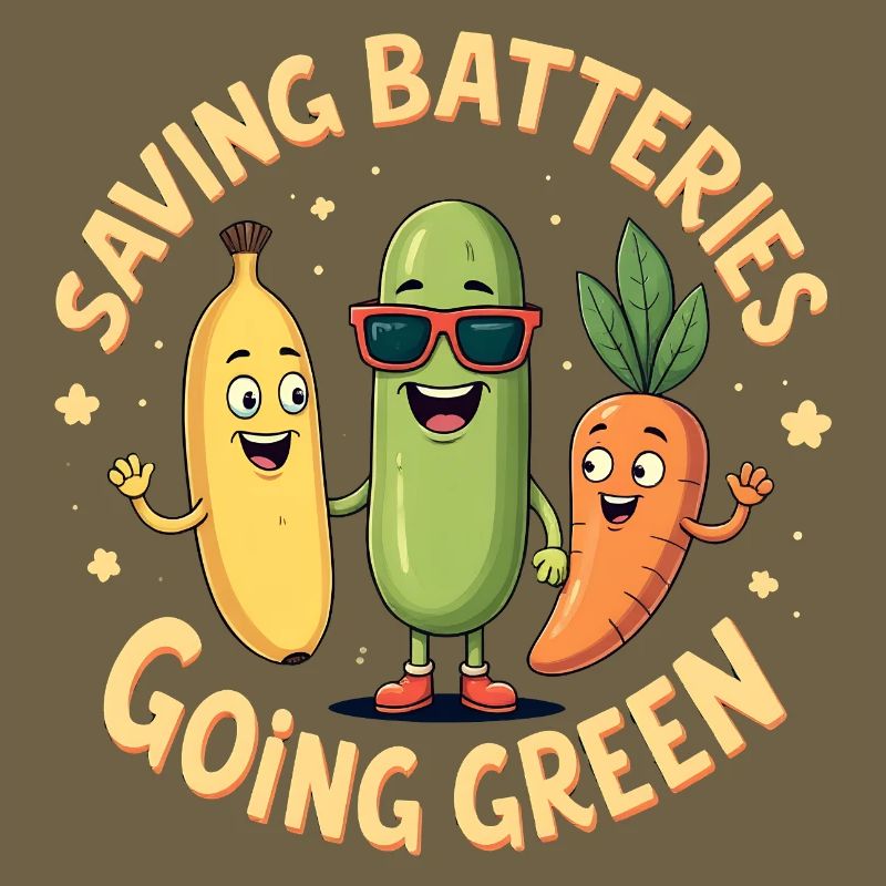 Save batteries Become environmentally friendly Cheeky Fr