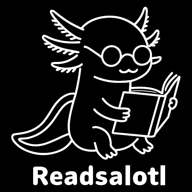 Lineart Readsalotl Axolotl Vortrag