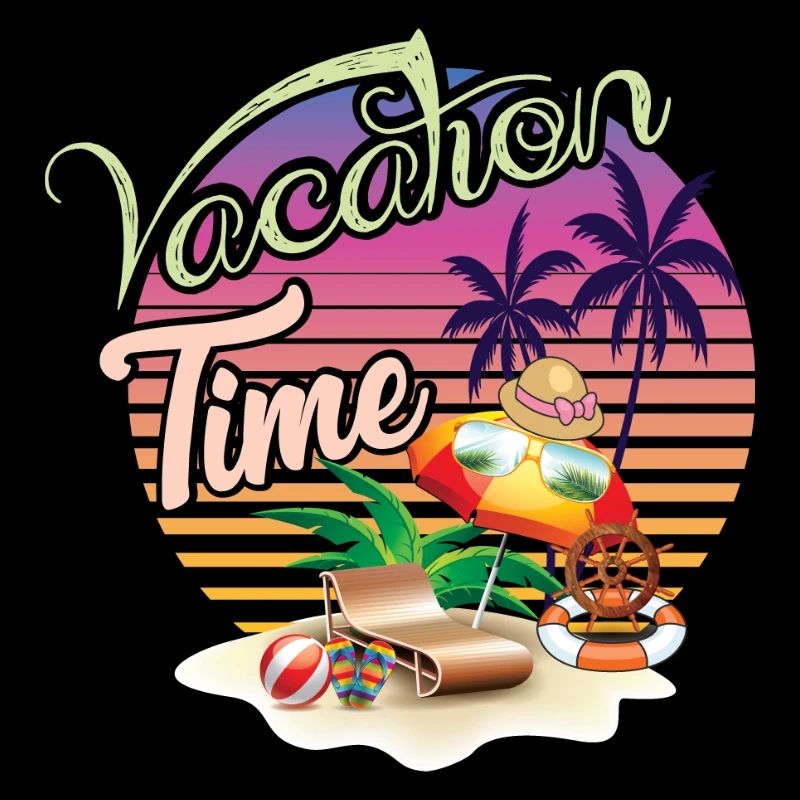 Motif estival décontracté des vacances