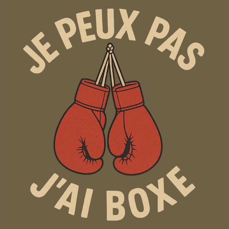 I Can't I Boxed – 90s Red Glove Design
